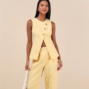 Lulu's Butter Yellow Vest